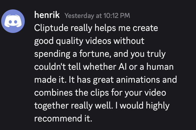 Customer review
