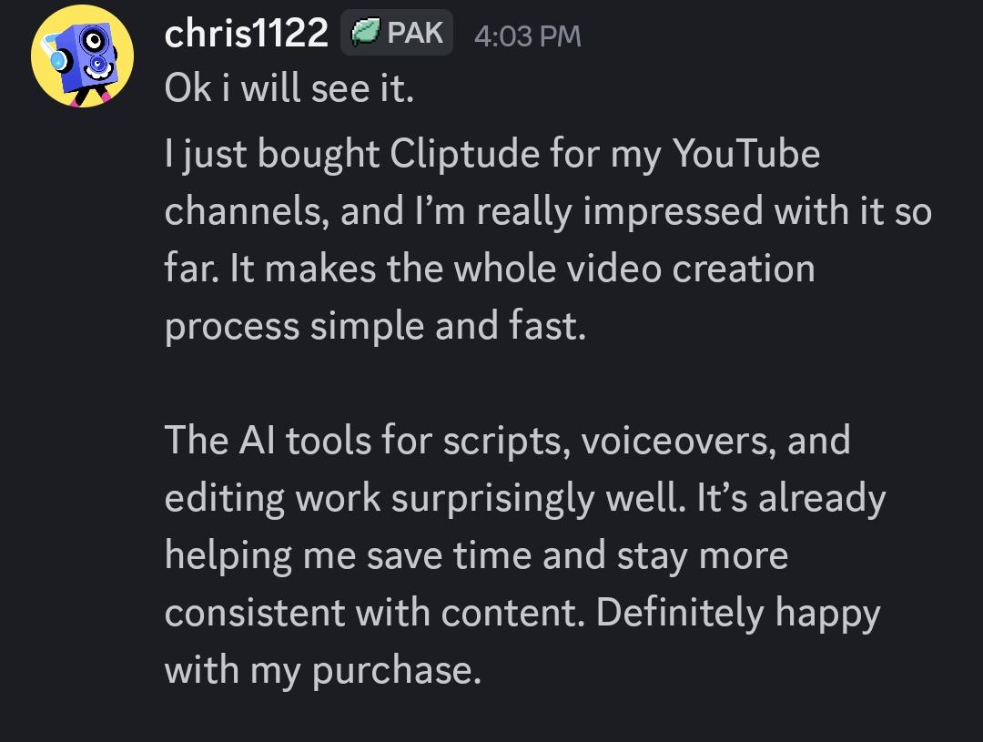 Customer review